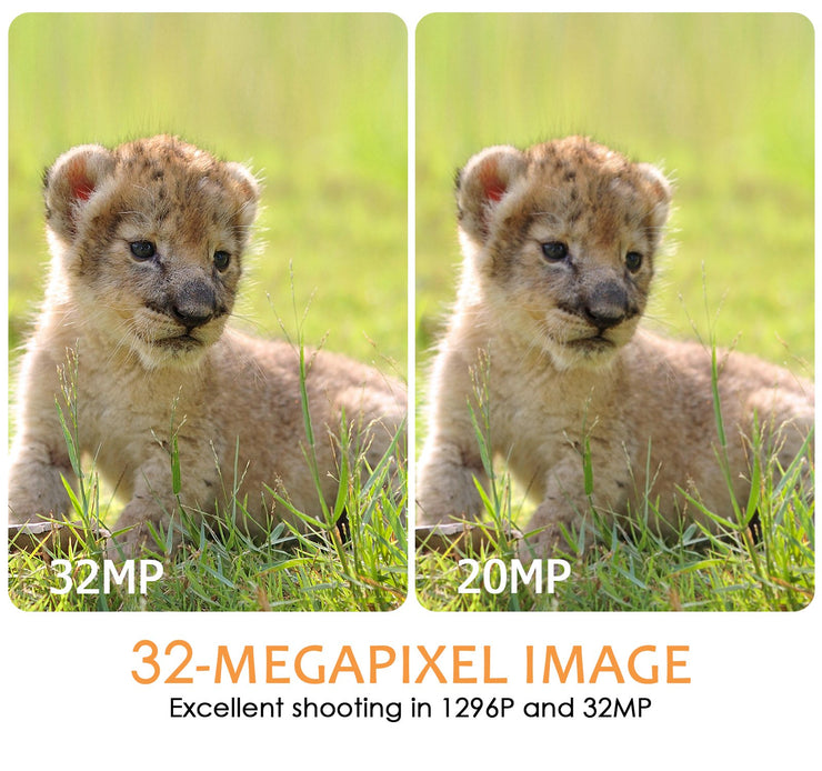 Wireless WIFI Game Trail Security Camera 32MP Picture 1296P Video Outdoor Wildlife Hunting Camera Night Vision Motion Activated Waterproof | A280W