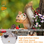 Wireless WIFI Game Trail Security Camera 32MP Picture 1296P Video Outdoor Wildlife Hunting Camera Night Vision Motion Activated Waterproof | A280W Brown