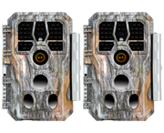 2-Pack A280 Trail Game Deer Cameras 24MP Photo 2304x1296P Full HD Video 100ft Night Vision No Glow 0.1S Trigger Motion Activated Waterproof