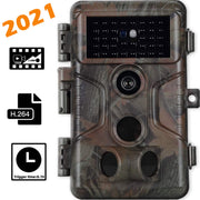 Trail Deer Camera with 100ft Night Vision 24MP 1296P Video Audio Motion Activated 0.1S Trigger Speed No Glow Waterproof Animal Hunting Cams | A323