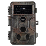 Trail Deer Camera with 100ft Night Vision 24MP 1296P Video Audio Motion Activated 0.1S Trigger Speed No Glow Waterproof Animal Hunting Cams | A323