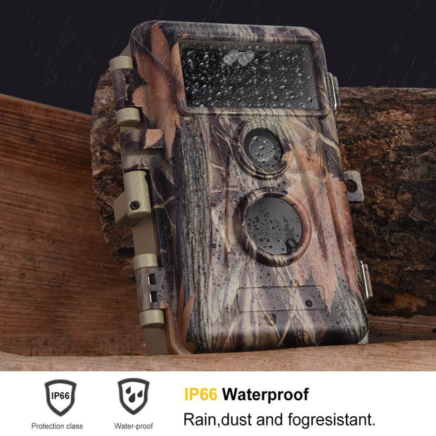 Game Trail Deer Hunting & Field Tree Camera 24MP 1296P MP4/MOV Video Night Vision Waterproof Password Protected Photo & Video Model | A252